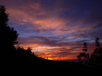 Sunset over the Mediterranean