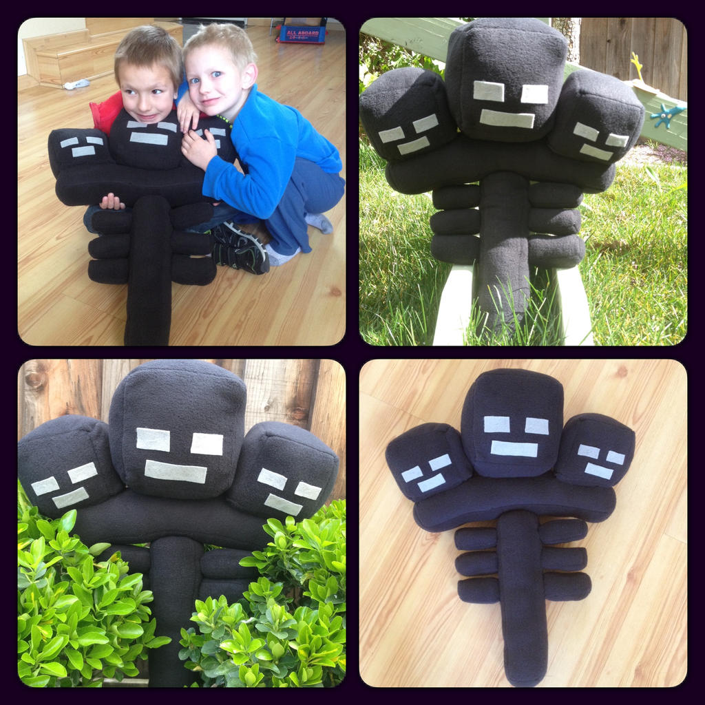 Minecraft Wither Plushie By Mermaidsnlattes On Deviantart Minecraft Wither Plushie By Mermaidsnlattes On Deviantart