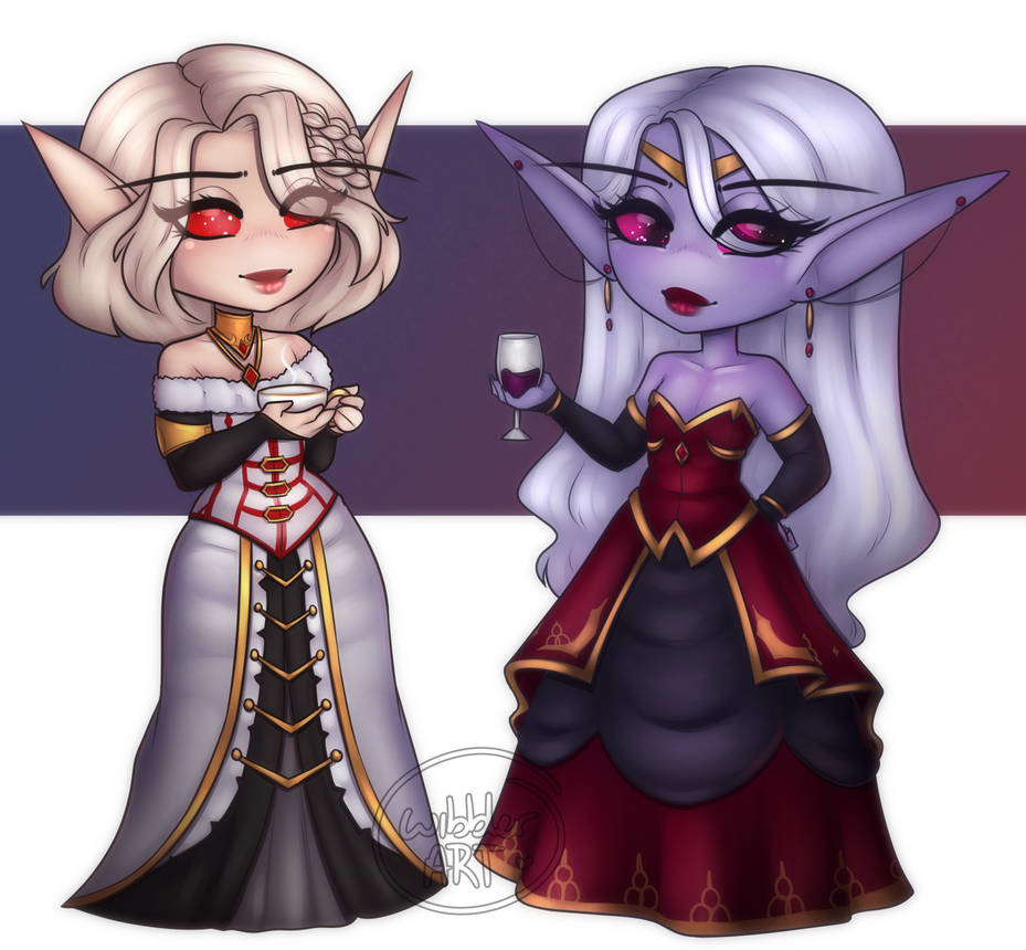 Sel Chibi Commission - Selithiel Chibi by wibblerart on DeviantArt