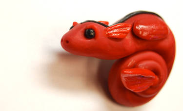 Red Wyrm brooch