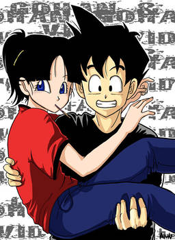 Preteen Gohan and Videl