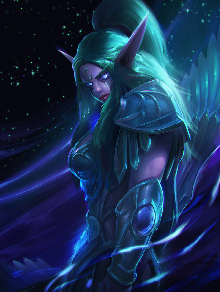Tyrande fanart by LeeJJ
