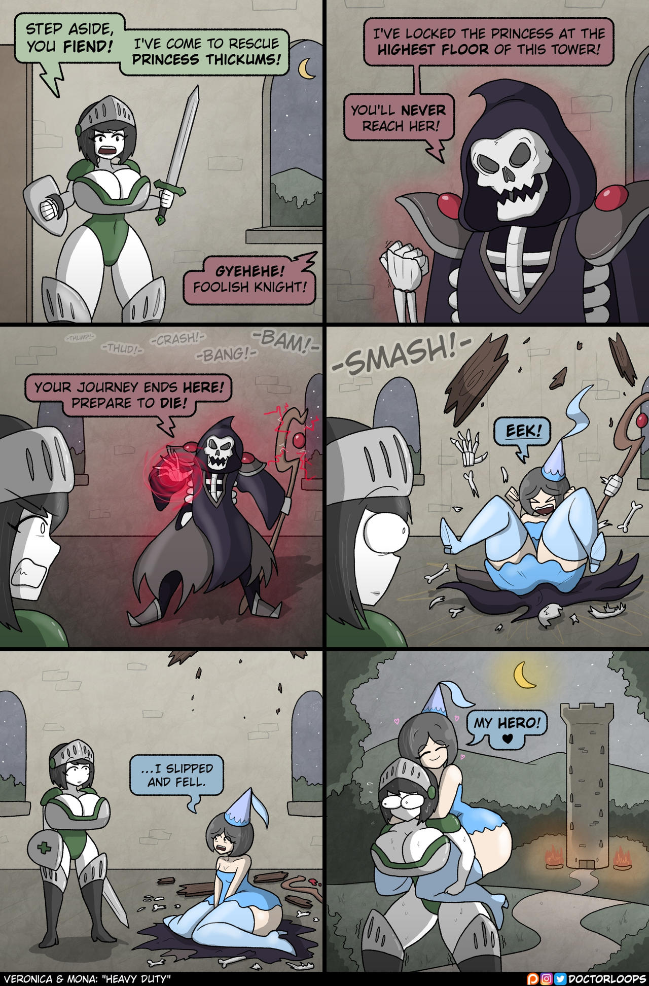 Veronica and Mona Heavy Duty by DoctorLoops on DeviantArt