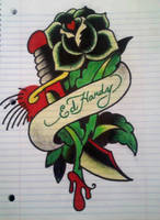 Ed Hardy drawing