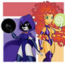 Raven and Starfire Cosplaying Themselves