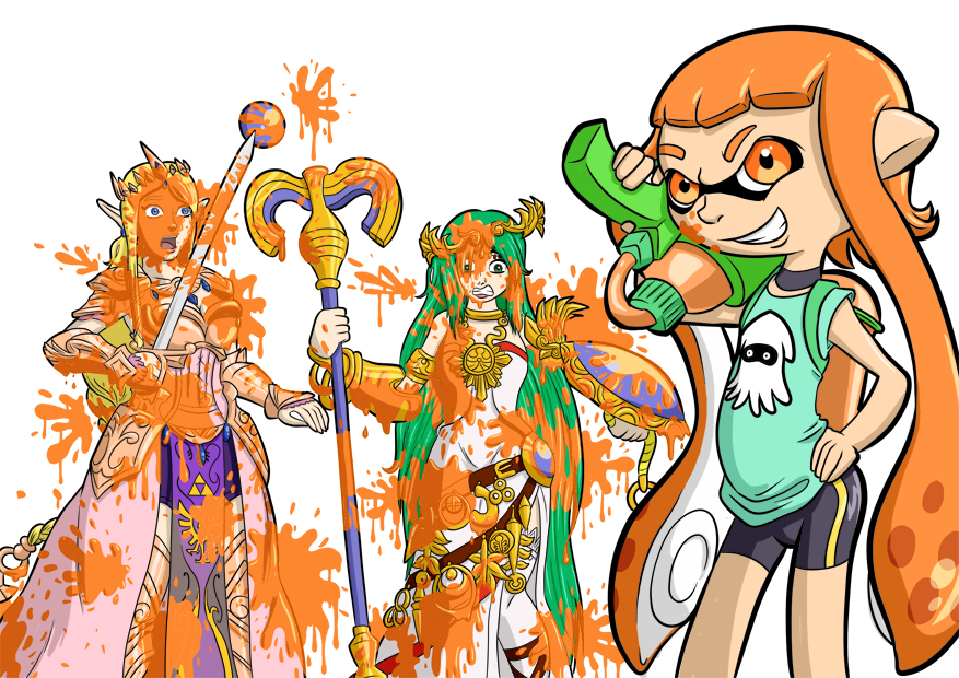 Splatoon Figure Deviantart Splatoon by SpacePirate815 on DeviantArt