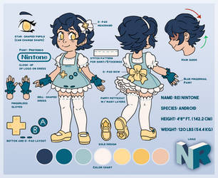 Rei Nintone 2021 Reference Sheet by StarGamer01