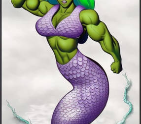 She-Hulk Mermaid