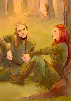 legolas, tauriel, and...