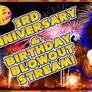 ST - GamingStripes - 3RD ANNIVERSARY  BIRTHDAY!