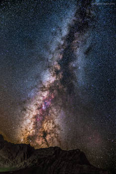 Milky Way above Col Agnel