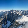 Massif du Mont Blanc, Looking east