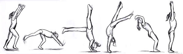 Front Hand Spring by LilleKraakeLunde on DeviantArt
