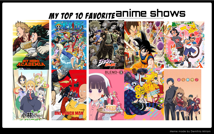 Meu Top 5 Animes Favoritos Atualmente? 🤔🥳 