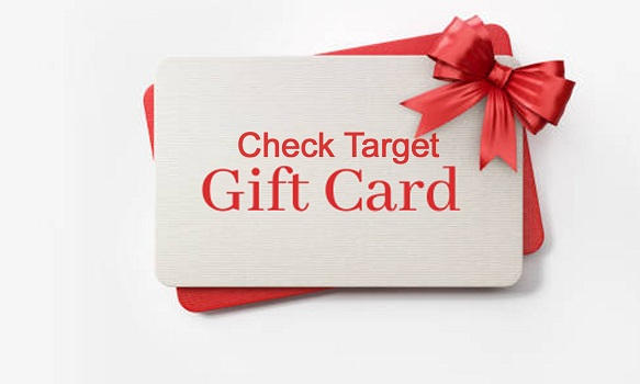 Check how much is on target gift card