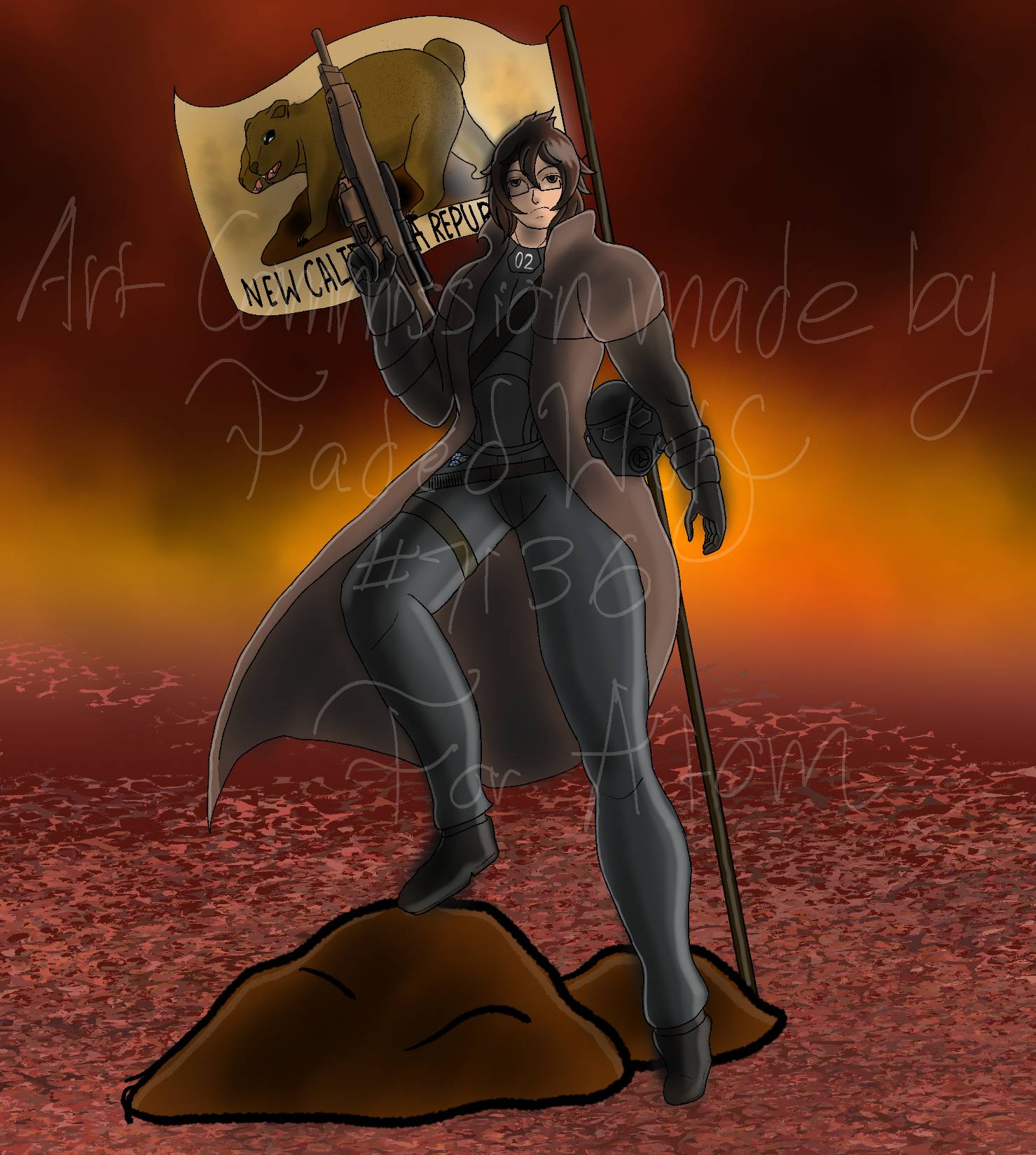 Atom's NCR Ranger Oc by foreverfadedwulf on DeviantArt