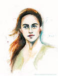 Emilia Clarke Watercolor