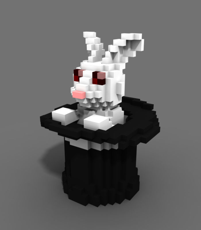 Rabbit in a Top Hat by gifboy99 on DeviantArt