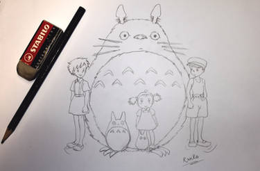 Totoro and friends