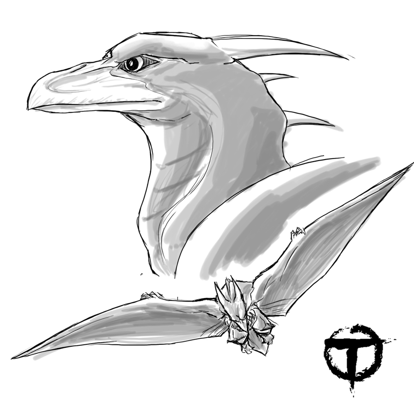 Rodan Drawimg Rodan by pyrasterran on DeviantArt