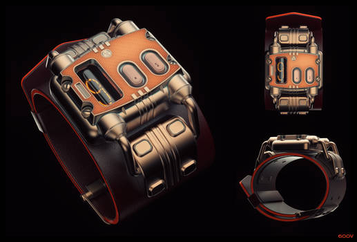 Nuclear-Powered Nixie Wristwatch