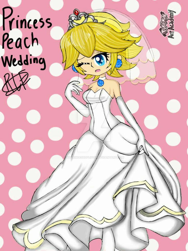 princess peach in wedding dress PADM (Pedro Delgado)