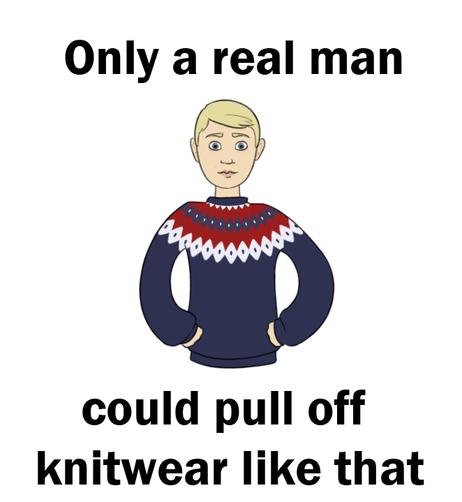 Manly Christmas Sweater