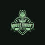 Rogoue knight logo mascot for sport esport
