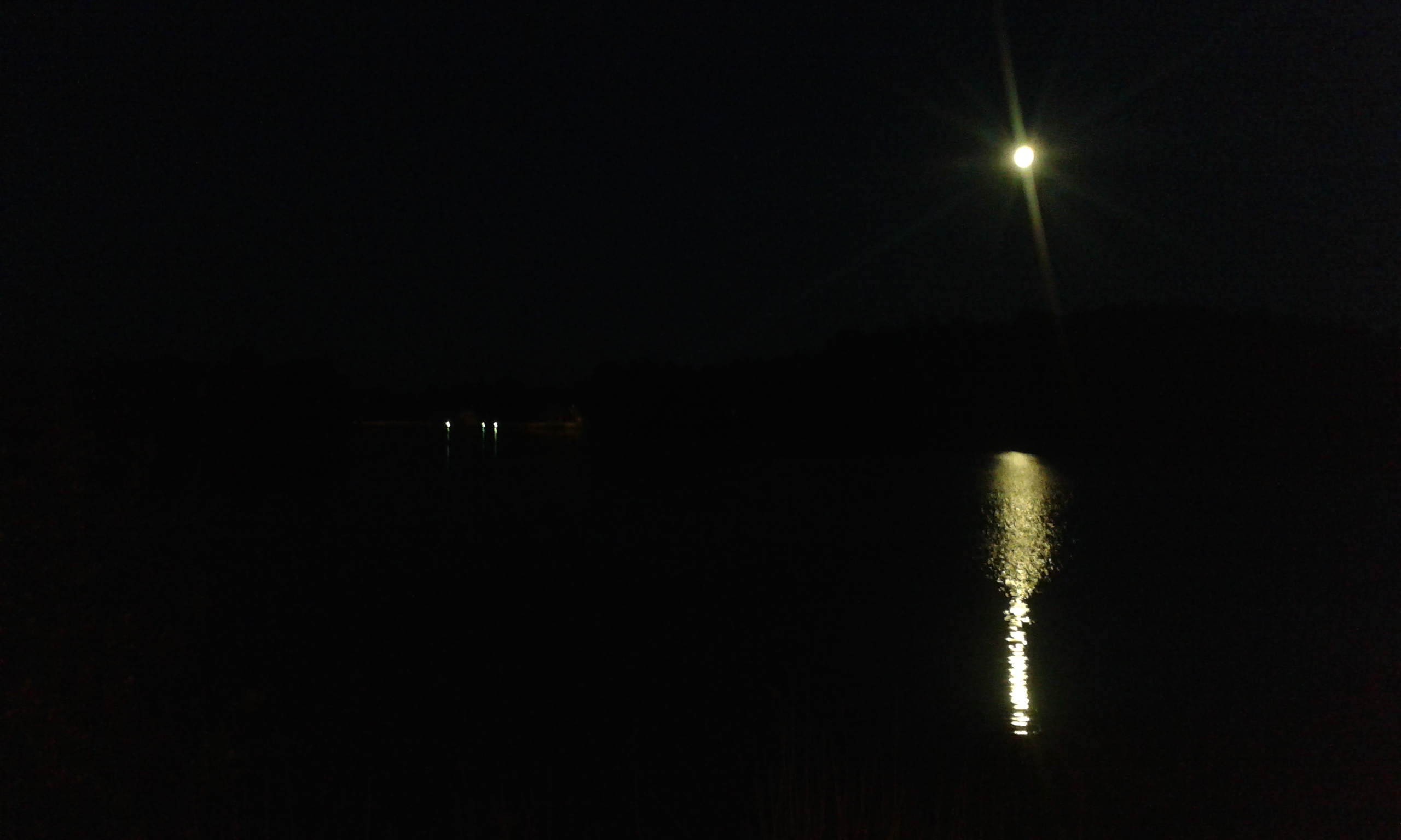 Moon over river  (4)