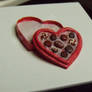 Miniature Box of Chocolates - Red Heart Box