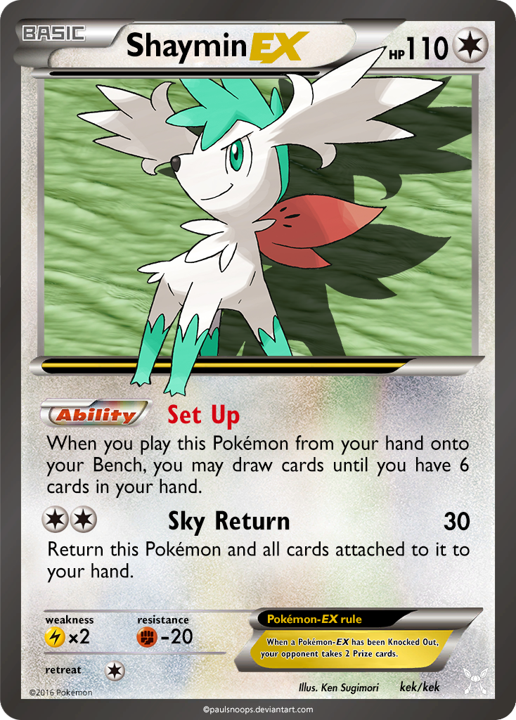 Shaymin-EX, Pokémon