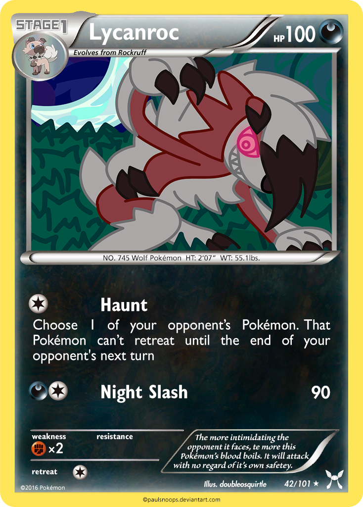 pokemon lycanroc midnight form card Drawing The item may be similar but not exactly the same as the image (e.g Pokemon Lycanroc midnight form 1