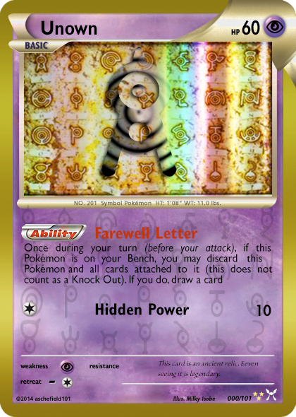 WF Unown (Ancient Rare) by TheNyanCatXD on DeviantArt WF Unown (Ancient Rare) by TheNyanCatXD on DeviantArt