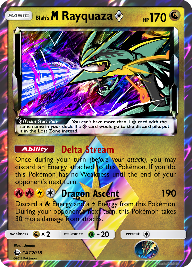 Pokemon M Rayquaza GX