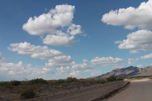 Desert Skies over Desert Road