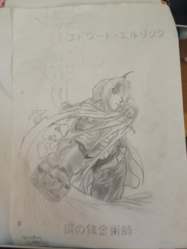 Pencil Edward Elric FMA