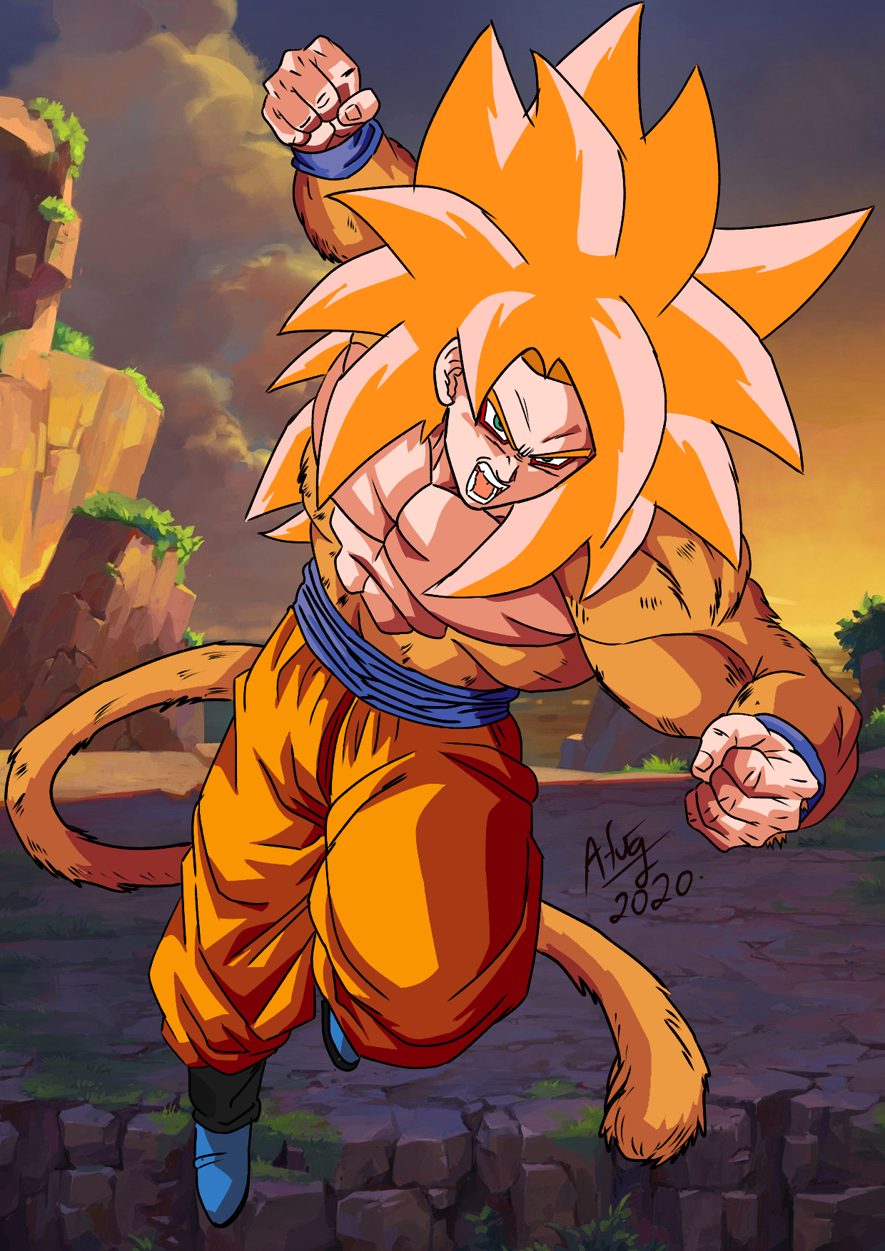 Goku super saiyan 4