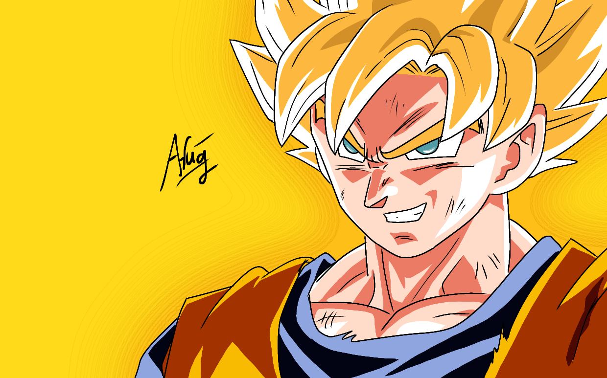 Goku Ssj 90s by diegoku92 on DeviantArt