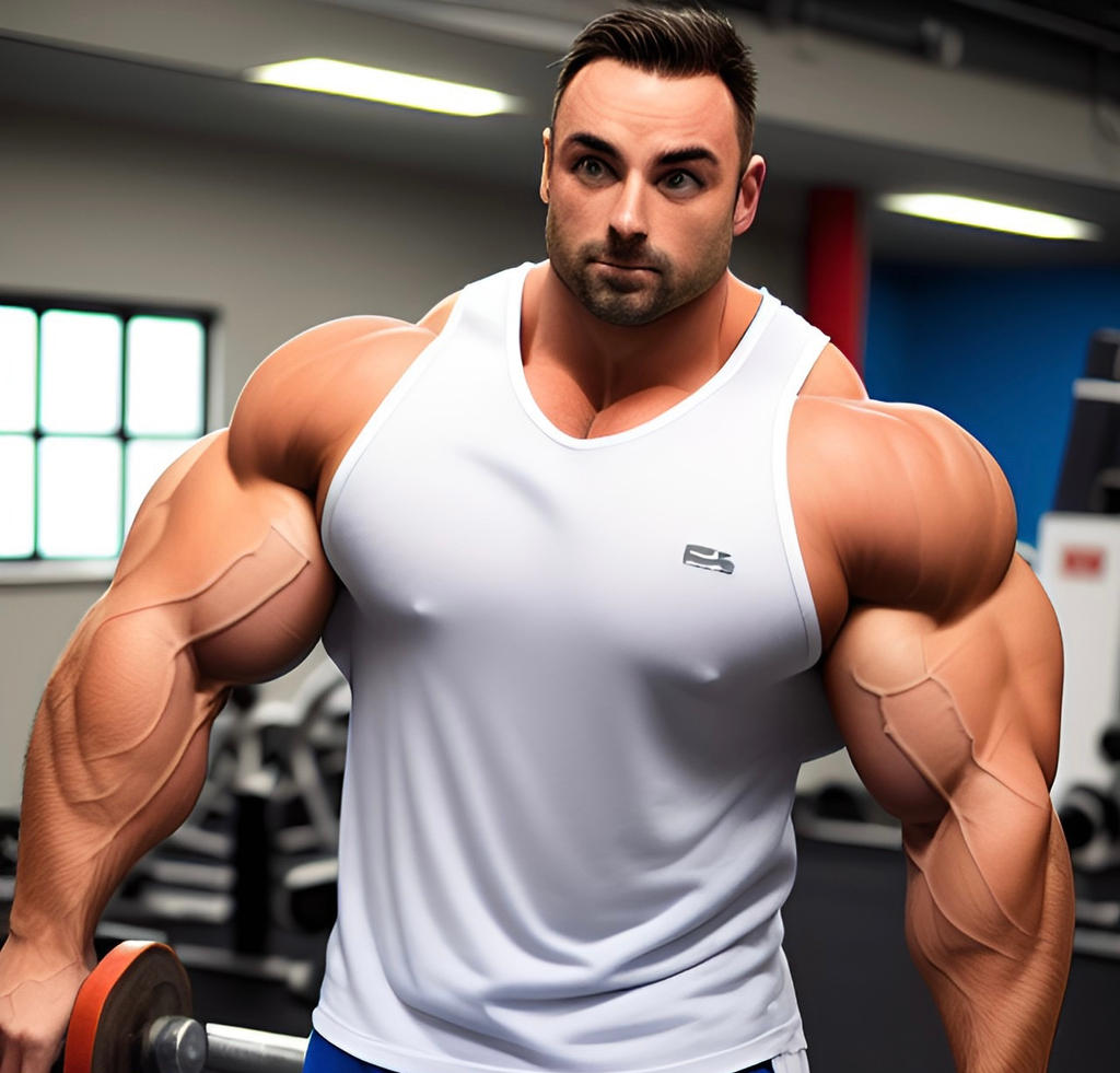 Muscle Beast (AI Art) by Ultrabeef on DeviantArt