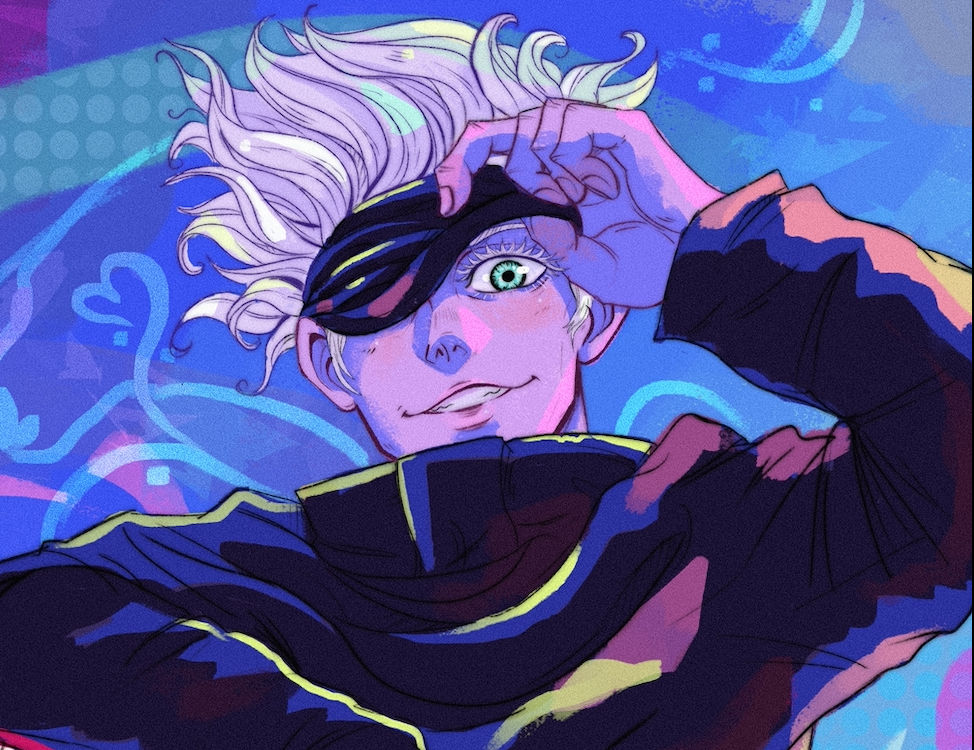 Gojo Print by Puppers-Kyodai on DeviantArt