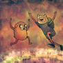 Jake and Finn .:. The Rainbow