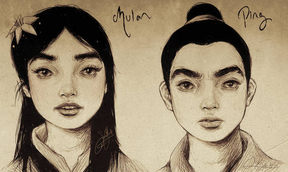 Fa Mulan + Ping .Realistic.