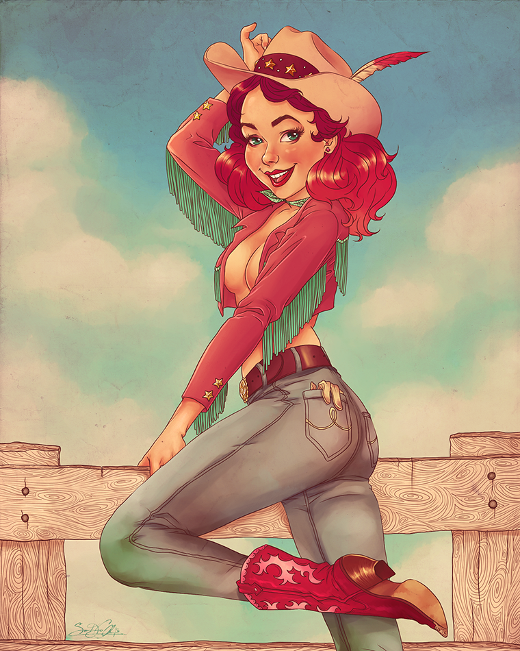 Pinup in the Country