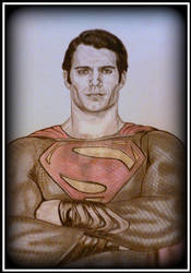 Henry Cavill - Man Of Steal - Framed