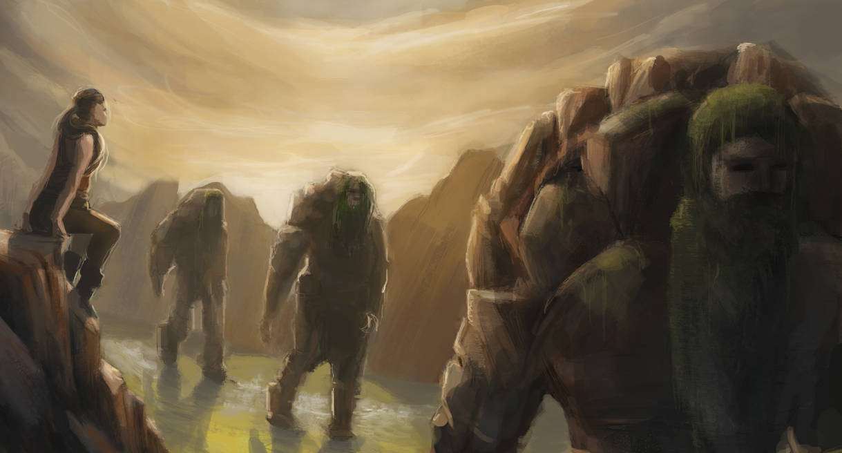 Deviantart Giants Rocks Giants by AmyMariesArt on DeviantArt