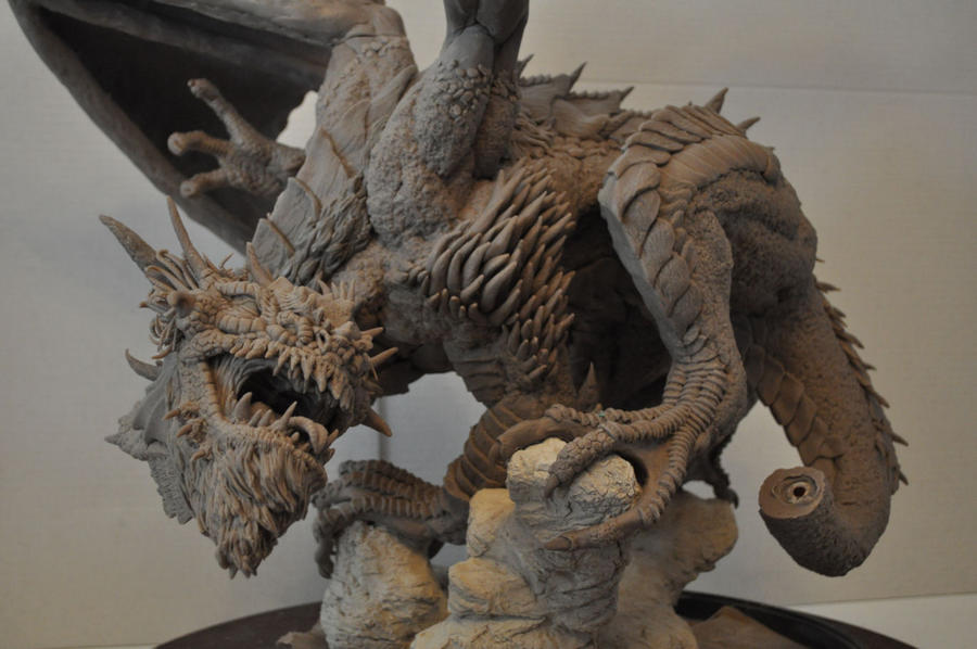 Dragon Wyrm Sculpt WIP 10