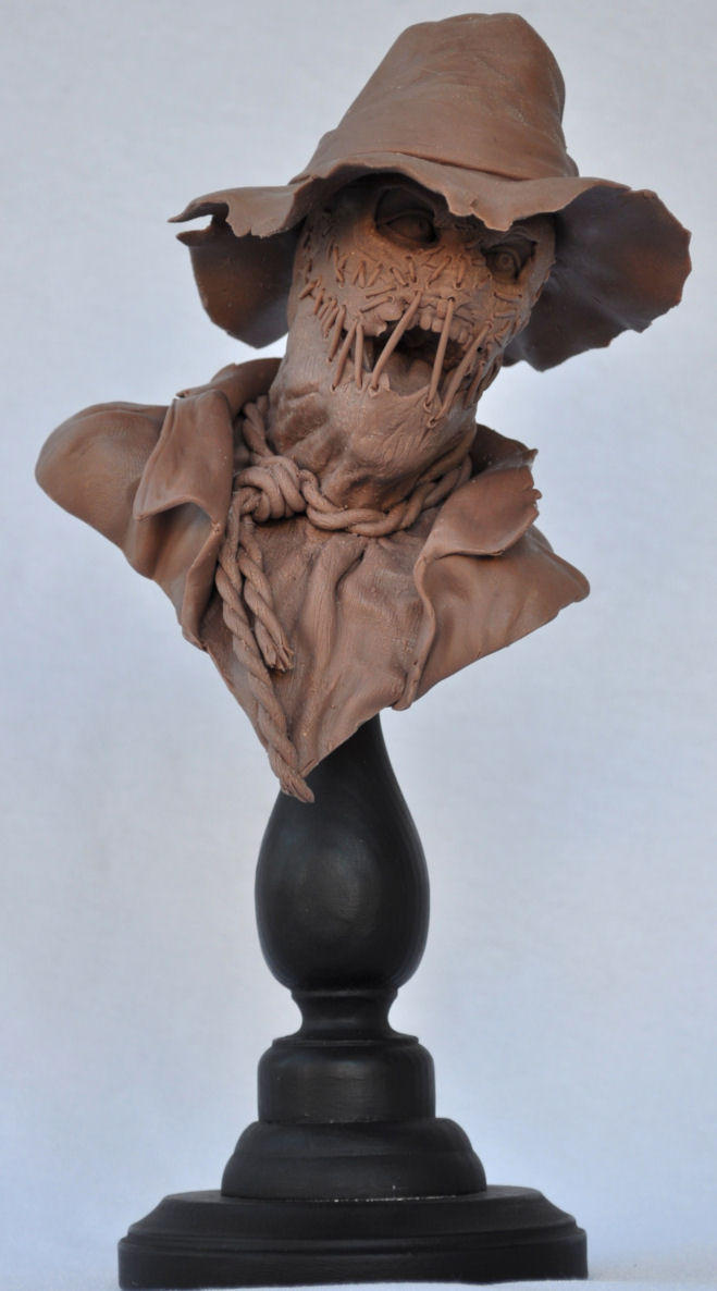 Scarecrow Bust: Monster Clay by AntWatkins on DeviantArt