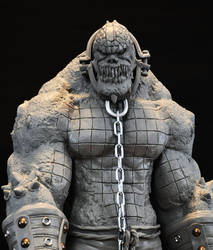 Batman Arkham Asylum Killer Croc Sculpt by AntWatkins