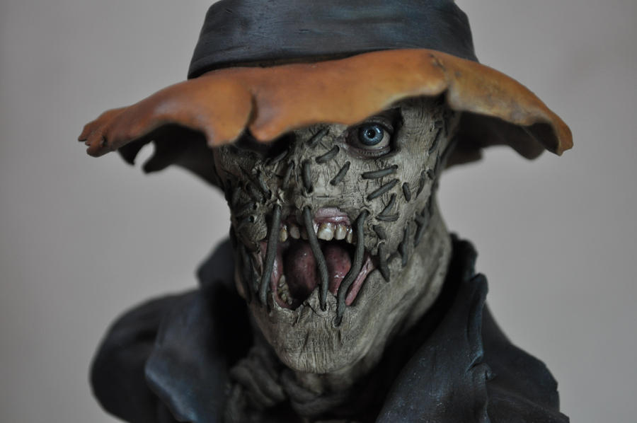 Scarecrow Bust Painted