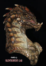 Northern King Dragon Bust finish paint 1